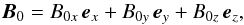 \appendix \setcounter{section}{1} \begin{equation} \label{model2} \vec{B}_{0} = B_{0x}\, \vec{e}_{x} + B_{0y}\, \vec{e}_{y} + B_{0z}\, \vec{e}_{z}, \end{equation}