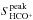 \hbox{$S_{\mathrm{HCO^{+}}}^{\mathrm{peak}}$}