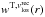 \hbox{$w^{{\rm T},\vlosr} (r)$}