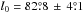 \hbox{$l_0=82\pdeg8\, \pm \, 4\pdeg1$}