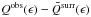 \hbox{$ Q^{\rm obs} (\epsilon) - \bar{Q}^{\rm surr}(\epsilon)$}