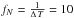 \hbox{$f_{N} = \frac{1}{\Delta\,T} = 10$}
