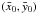 \hbox{$(\bar{x}_0,\bar{y}_0)$}