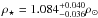 \hbox{$\rho_\star = 1.084^{+0.040}_{-0.036} \rho_\odot$}