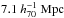\hbox{$7.1~h_{70}^{-1}~\mathrm{Mpc}$}