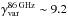 \hbox{$\gamma_{\rm var}^{\rm 86\,GHz} \sim 9.2$}