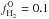 \hbox{$f^0_{\mathrm{H}_2}=0.1$}