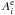 \hbox{$A_i^{\rm e}$}