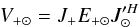 \begin{equation} V_{+ \odot} = J_{+} E_{+ \odot} J_{\odot}'^H \label{Kk1} \end{equation}