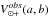 \hbox{$V_{\odot +}^{obs}(a,b)$}