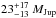 \hbox{$23^{+17}_{-13}~M_{\rm Jup}$}