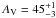 \hbox{$A_{\rm V} =45^{+1}_{-3}$}