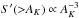 \hbox{$S'({>}A_{K}) \propto A_{K}^{-3}$}