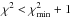 \hbox{$\chi^2 < \chi^2_{\rm min} + 1$}