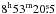 \hbox{$\rm8^h53^m20\fs5$}