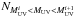 \hbox{$N_{M_{\mathrm{UV}}^{i}<M_{\mathrm{UV}}<M_{\mathrm{UV}}^{i+1}}$}