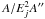 \hbox{${A / E_j^2A^{\prime\prime}}$}