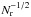 \hbox{$N_{\rm r}^{-1/2}$}