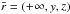 \hbox{$\bar{r} = (+\infty,y,z)$}