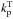 \hbox{$k_{\rm p}^{\rm T}$}