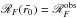 \hbox{$\mathscr{R}_F(\bar{r_0}) = \mathscr{R}_F^\text{obs}$}