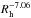 \hbox{$R_{\rm h}^{-7.06}$}