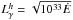 \hbox{$L_\gamma^h = \sqrt{10^{33} \dot E}$}