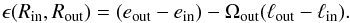 \begin{equation} \epsilon(R_{\rm in}, R_{\rm out}) = (e_{\rm out} - e_{\rm in}) - \Omega_{\rm out} (\ell_{\rm out} - \ell_{\rm in}) . \label{efficiency-interior} \end{equation}