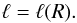\begin{equation} \ell = \ell(R) . \label{angular-momentum-at-photosphere} \end{equation}