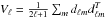 Mathematical equation: \hbox{$V_\ell = \frac{1}{2\ell+1}\sum_m d_{\ell m}d_{\ell m}^T $}