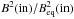 Mathematical equation: \hbox{$B^2({\rm in})/B^2_{\rm eq}({\rm in})$}