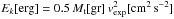 Mathematical equation: \hbox{$E_k [{\rm erg}] = 0.5\,M_{\rm t}[{\rm gr}]\, v^2_{\exp}[{\rm cm}^2\,{\rm s}^{-2}]$}