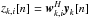 Mathematical equation: \hbox{$z_{k,i}[n] = \bw_{k,i}^H \by_k[n]$}