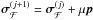 Mathematical equation: \hbox{$\bsigma_{\MCF}^{(j+1)}= \bsigma_{\MCF}^{(j)}+\mu\bp$}