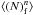 Mathematical equation: \hbox{$\langle(N)_{\rm f}^n\rangle$}