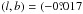 Mathematical equation: \hbox{$(l,b) = (-0\fdg017$}