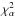Mathematical equation: \hbox{$\chi^2_{\alpha}$}