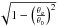 Mathematical equation: \hbox{$\sqrt{1 - \left(\frac{\theta_a}{\theta_0}\right)^2}$}