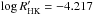 Mathematical equation: \hbox{$\log{R'_{\rm HK}}=-4.217$}