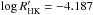 Mathematical equation: \hbox{$\log{R'_{\rm HK}}=-4.187$}