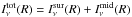 Mathematical equation: \hbox{${I_{\nu}^{\mathrm{tot}}(R)= I_{\nu}^{\sur}(R) + I_{\nu}^{\mid}(R) }$}