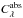 Mathematical equation: \hbox{$C^\mathrm{abs}_{\lambda}$}