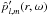 Mathematical equation: \hbox{$\hat{p}^\prime_{l,m}(r,\omega)$}