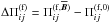 Mathematical equation: \hbox{$\Delta\Pi_{ij}^{\rm (f)} = \Pi_{ij}^{{\rm (f,}\meanv{B}{\rm )}}-\Pi_{ij}^{\rm (f,0)}$}