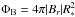 Mathematical equation: \hbox{$\Phi_{\rm B} = 4\pi |B_{r}| R^{2}_{*}$}
