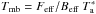 Mathematical equation: \hbox{$T_{\rm mb}= F_{\rm eff}/{B_{\rm eff}}\;T_{\rm a}^*$}