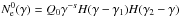 Mathematical equation: \hbox{$N_{\rm e}^0(\gamma)=Q_0 \gamma^{-s}H(\gamma-\gamma_1)H(\gamma_2-\gamma)$}