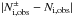 Mathematical equation: \hbox{$|N_{\rm i,obs}^\pm - N_{\rm i,obs}|$}