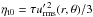 \hbox{$\etatz=\tau u^{\prime\,2}_{\rm rms}(r,\theta)/3$}