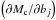 Mathematical equation: \hbox{$\left(\partial M_{\rm c}/\partial b_j\right)$}